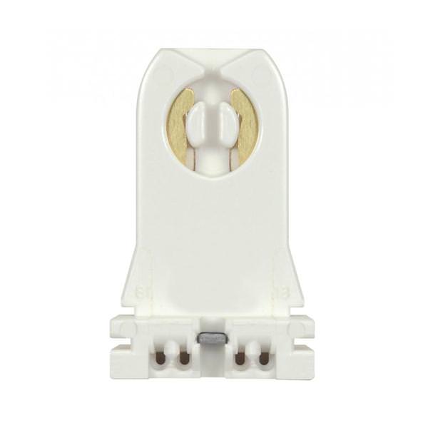 Turn-Type White Bi-Pin Lampholder T8 and T12 Bulbs