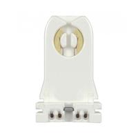 Satco Turn-Type White Bi-Pin Lampholder T8 and T12 Bulbs