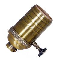 Satco 3 Way Screw Terminal 1/8 IPS Antique Brass Socket