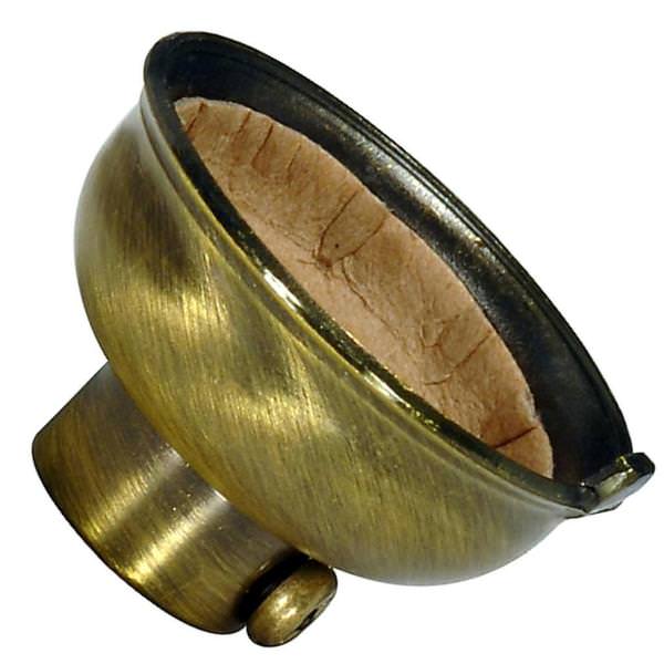 3 Piece 1/4 IP Antique Brass Cap with Paper Liner