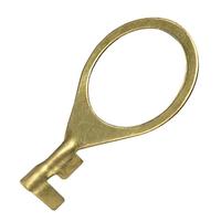 Satco 1/4 IP Lug Brass Plated Terminal