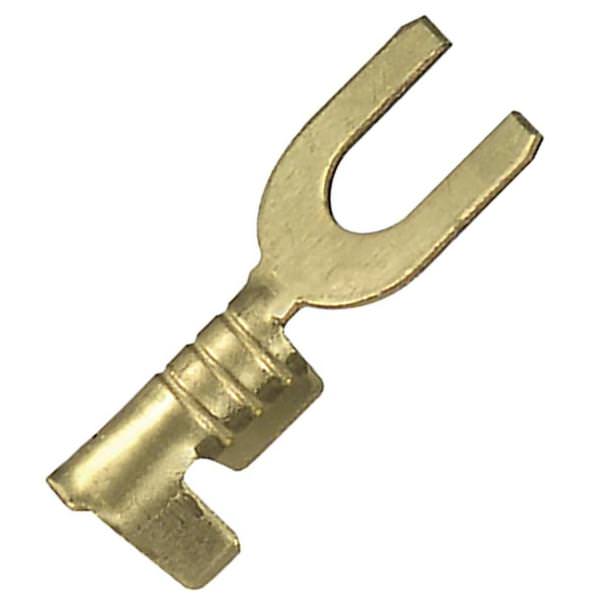 "U" Shaped Lug Brass Plated Terminal 