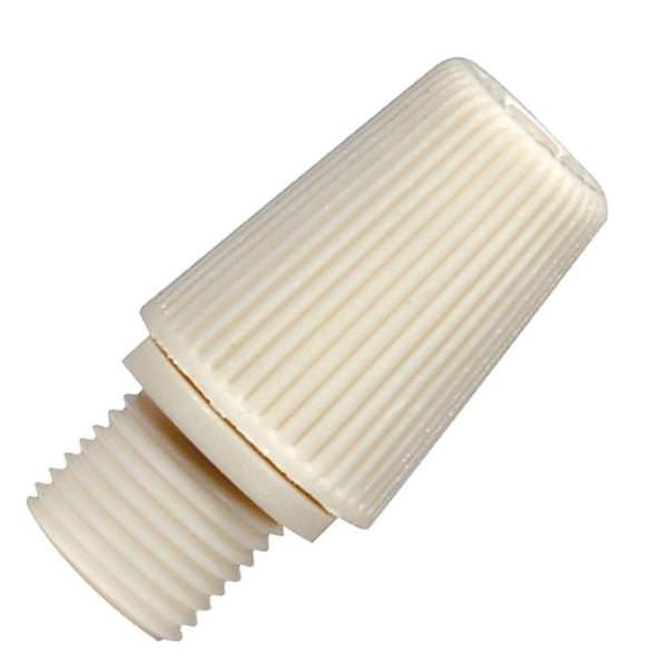 1/8 IP White Bushing for 18/2 SVT Wire
