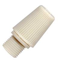 Satco 1/8 IP White Bushing for 18/2 SVT Wire