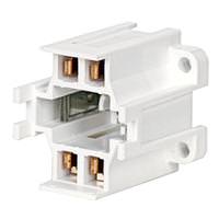 Satco 4-Pin GX24Q-5 Base Vertical Mount White CFL Socket