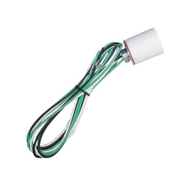 Keyless 1/8 IPS Porcelain Unglazed Glass Socket with Set Screw