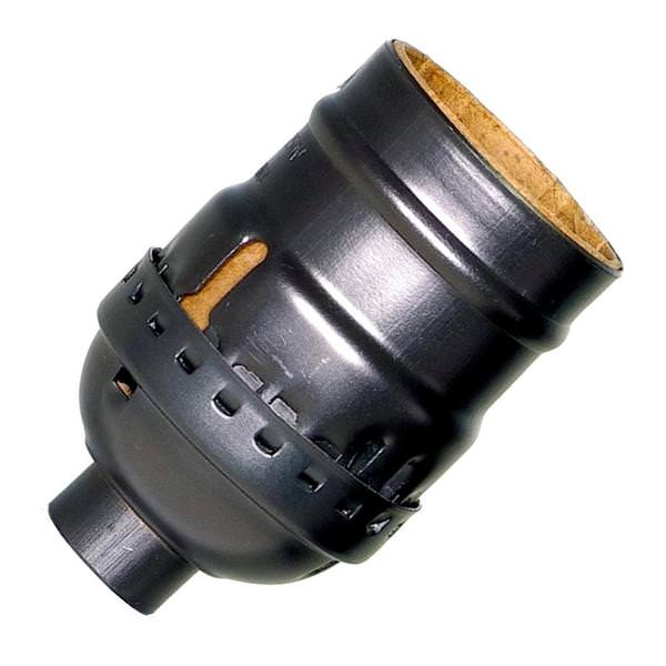 Keyless 1/8 IPS Screw Terminal Dark Antique Brass Socket