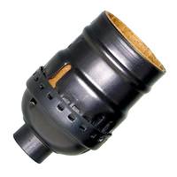 Satco Keyless 1/8 IPS Screw Terminal Dark Antique Brass Socket