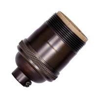 Satco Keyless 1/8 IPS Screw Terminal Dark Antique Brass Socket