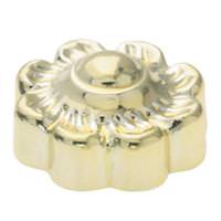 Satco Brass Plated 1/8 IP Lock-Up Cap