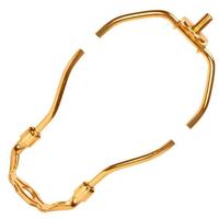 Satco 11" Polished Brass 1/4-27 Steel Light Duty Harp