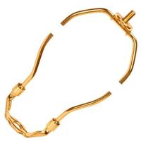 Satco 12" Polished Brass 1/4-27 Steel Light Duty Harp