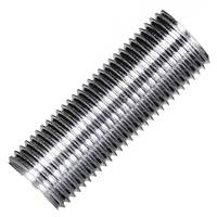 Satco 6" Zinc Plated 1/8 IP Silver Steel Nipple