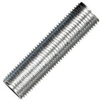 Satco 12" Zinc Plated 1/8 IP Silver Steel Nipple