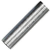 Satco 3.3" Zinc Plated 1/8 IP Silver Steel Nipple