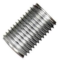 Satco Zinc Plated Silver 1/4 IP Steel Nipple