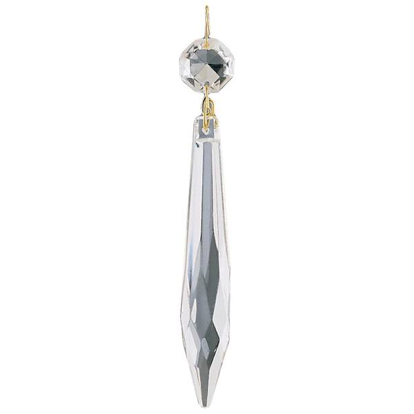3" Clear U-Drop