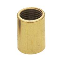 Satco 0.6" 1/8 IP Burnished and Lacquered Brass Coupling