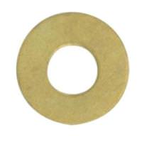 Satco 1" IP Slip 24 Gauge Brass Plated Light Steel Washer