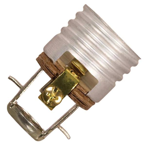 Medium Base Screw Terminal 1/8 IPS Gold Keyless Socket With Paper Liner