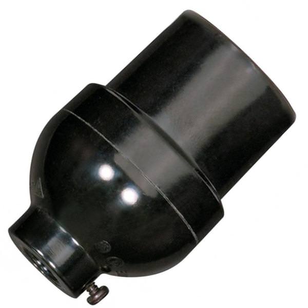 2.3" 1/8 IPS Black Medium Base Socket