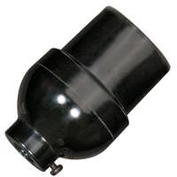 Satco 2.3" 1/8 IPS Black Medium Base Socket
