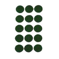 Satco 0.5" Green Felt Circles (1000 Pack)
