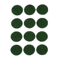 Satco 0.8" Green Felt Dot Roll (1000 Pack)