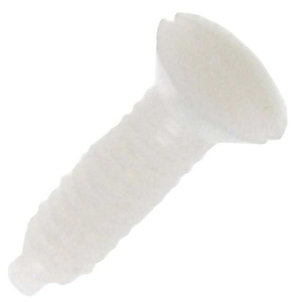 0.5" White Switchplate Screw
