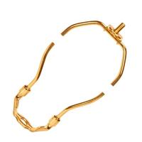 Satco 9.5" Heavy Duty Polished Brass Steel Lamp Harp