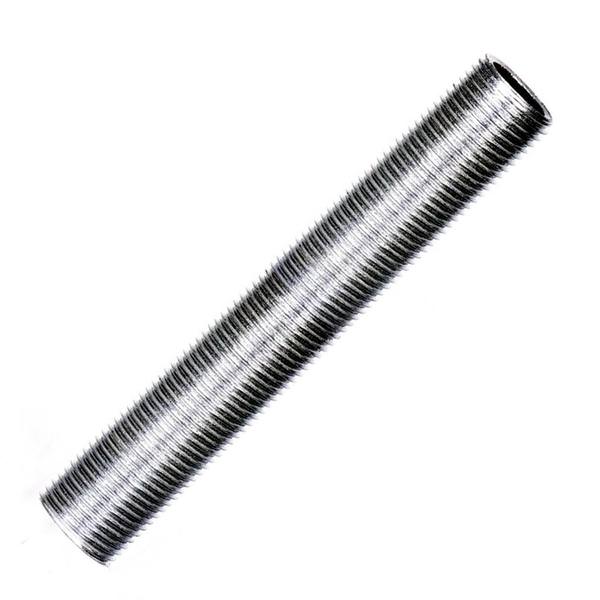 4" 3/8 IP Zinc Plated Steel Nipple