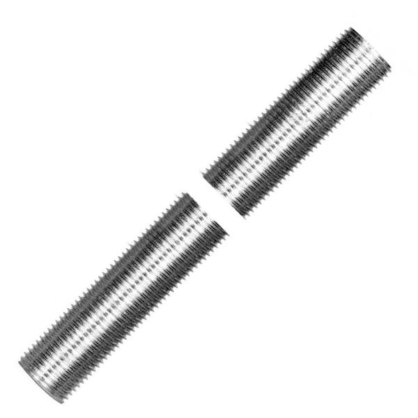 36" 3/8 IP Unfinished Steel Steel Nipple