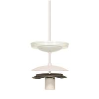 Satco 4" White Neckless Ball Holder Kit
