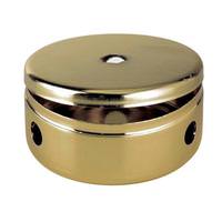 Satco 2.8" 3 Arm Hole Brass Fixture Body And Cover