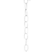 Satco 36" 11 Gauge White Gauge Chain