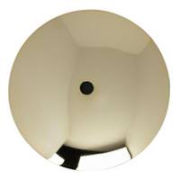 Satco 5" Polished Brass Neckless Ball Holder With Insert