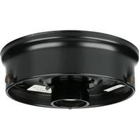 Satco 4" Black Wired Holder