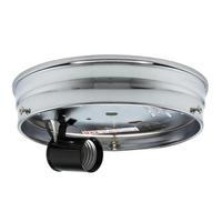 Satco 6" 1-Light Chrome  Ceiling Pan