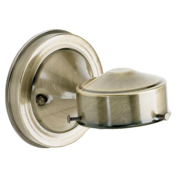 3.3" Antique Brass Wired Wall Bracket 