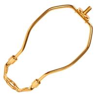 Satco 7" Heavy Duty Polished Brass  Lamp Harp
