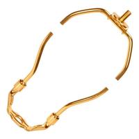 Satco 13" Heavy Duty Polished Brass Lamp Harp