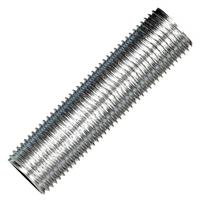 Satco 7" 1/8 IP Zinc Plated Silver Steel Nipple