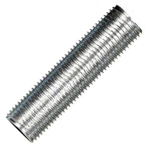 2.6" 1/8 IP Zinc Plated Silver