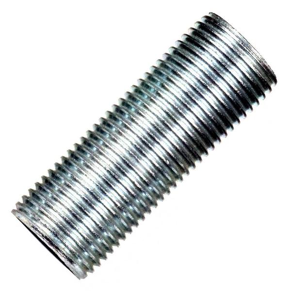 1.8" 3/8 IP Zinc Plated Silver Steel Nipple