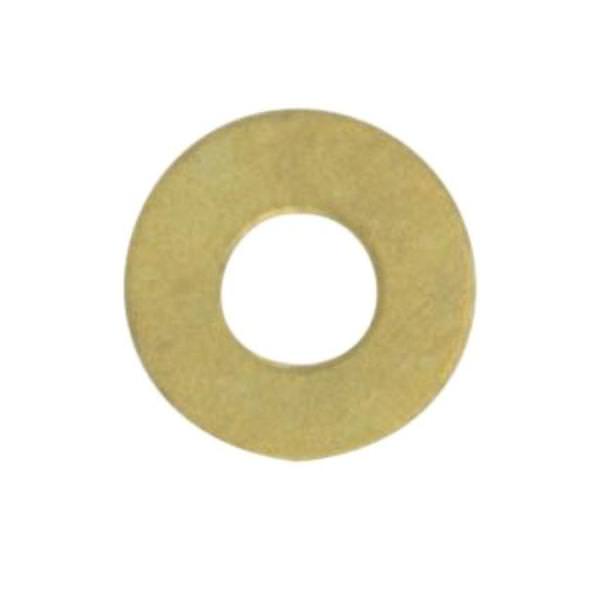 0.6" Brass Plated 1/8 IP 24 Gauge Light Steel Washer