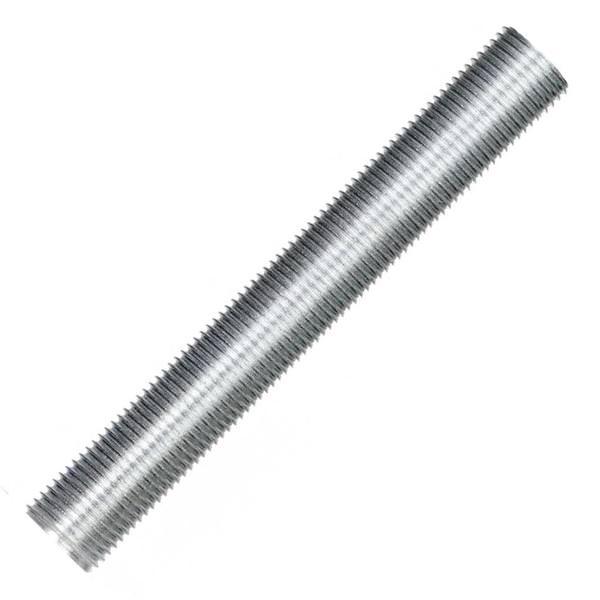 2.8" 1/8 IP Zinc Plated Silver Steel Nipple