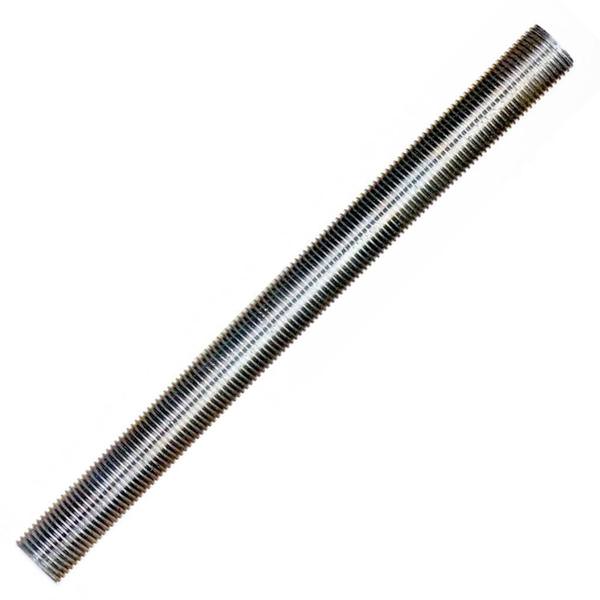 4.8" 1/8 IP Zinc Plated Silver Steel Nipple