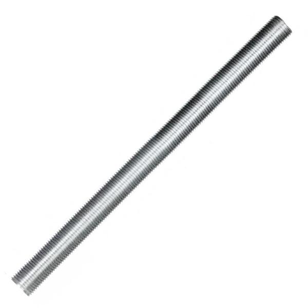 5.5" 1/8 IP Zinc Plated Silver Steel Nipple