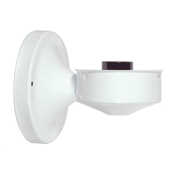3.3" White Wall Bracket