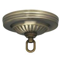 Satco 5" 8 Gauge Antique Brass Canopy Hanger Kit